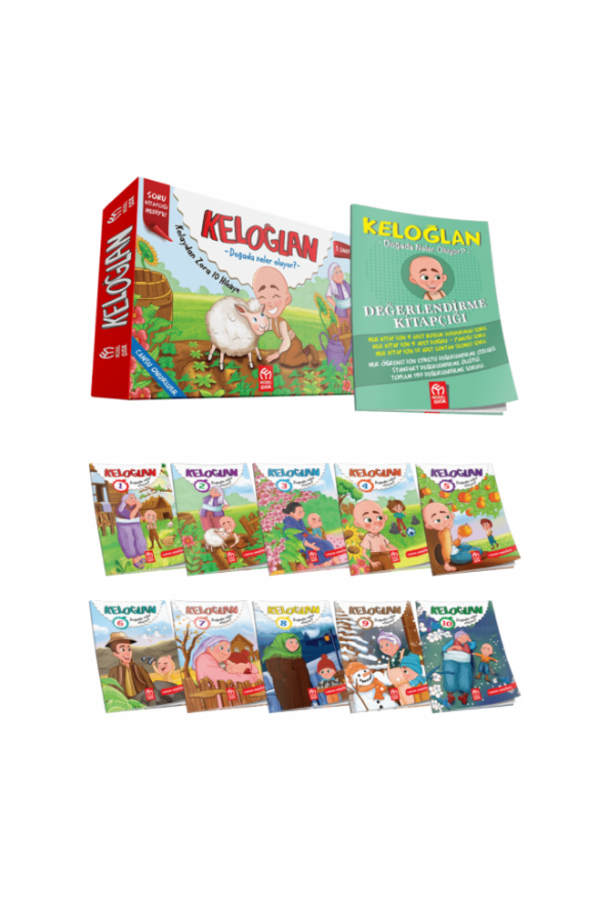 1.Sınıflar İçin Keloğlan - Doğada Neler Oluyor 10 Kitap + Soru Kitapçığı Hediyeli - Görsel 2