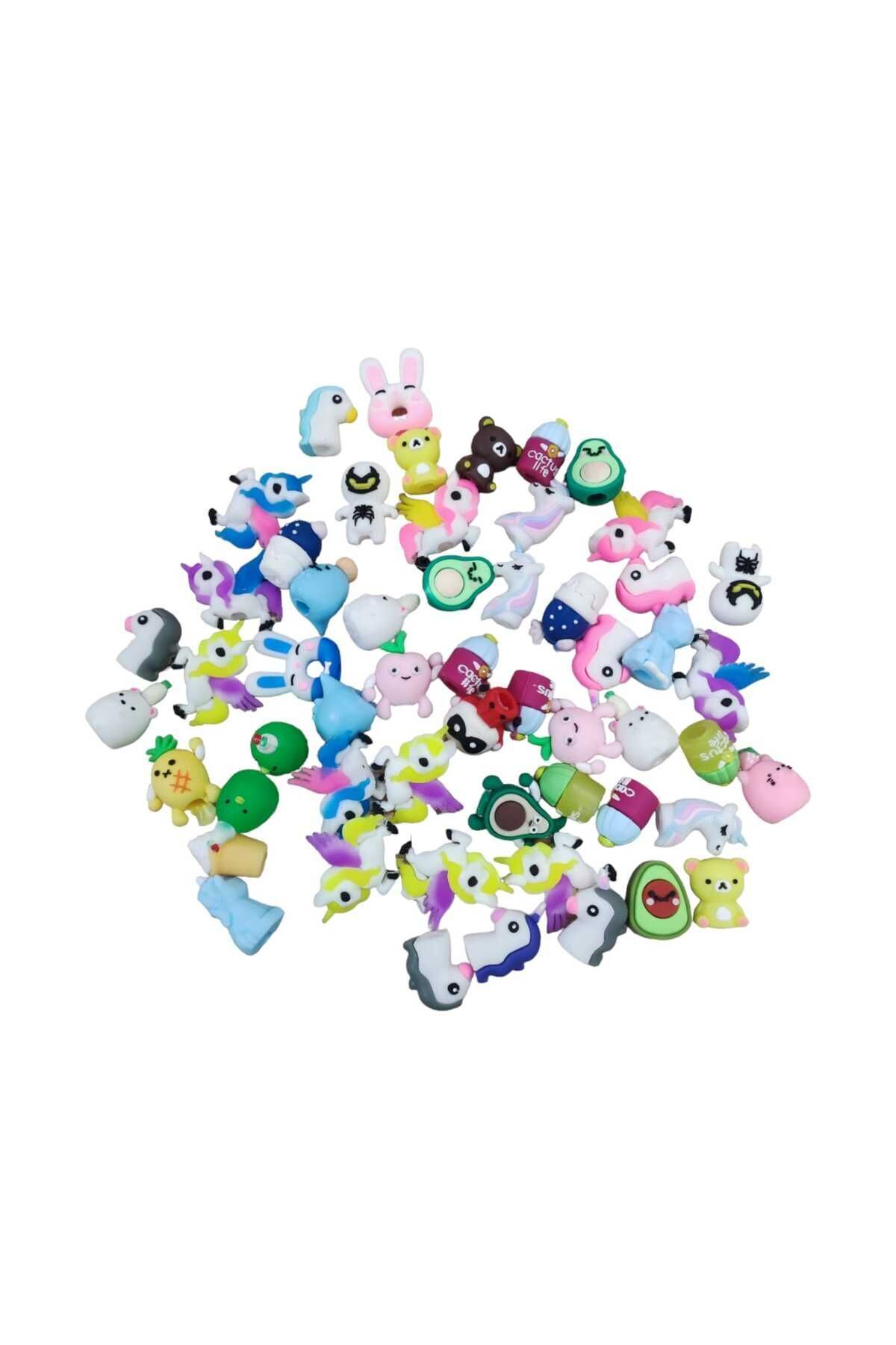 10'lu Figürlü Kalem Başlığı Kalem Süsü (Karışık)