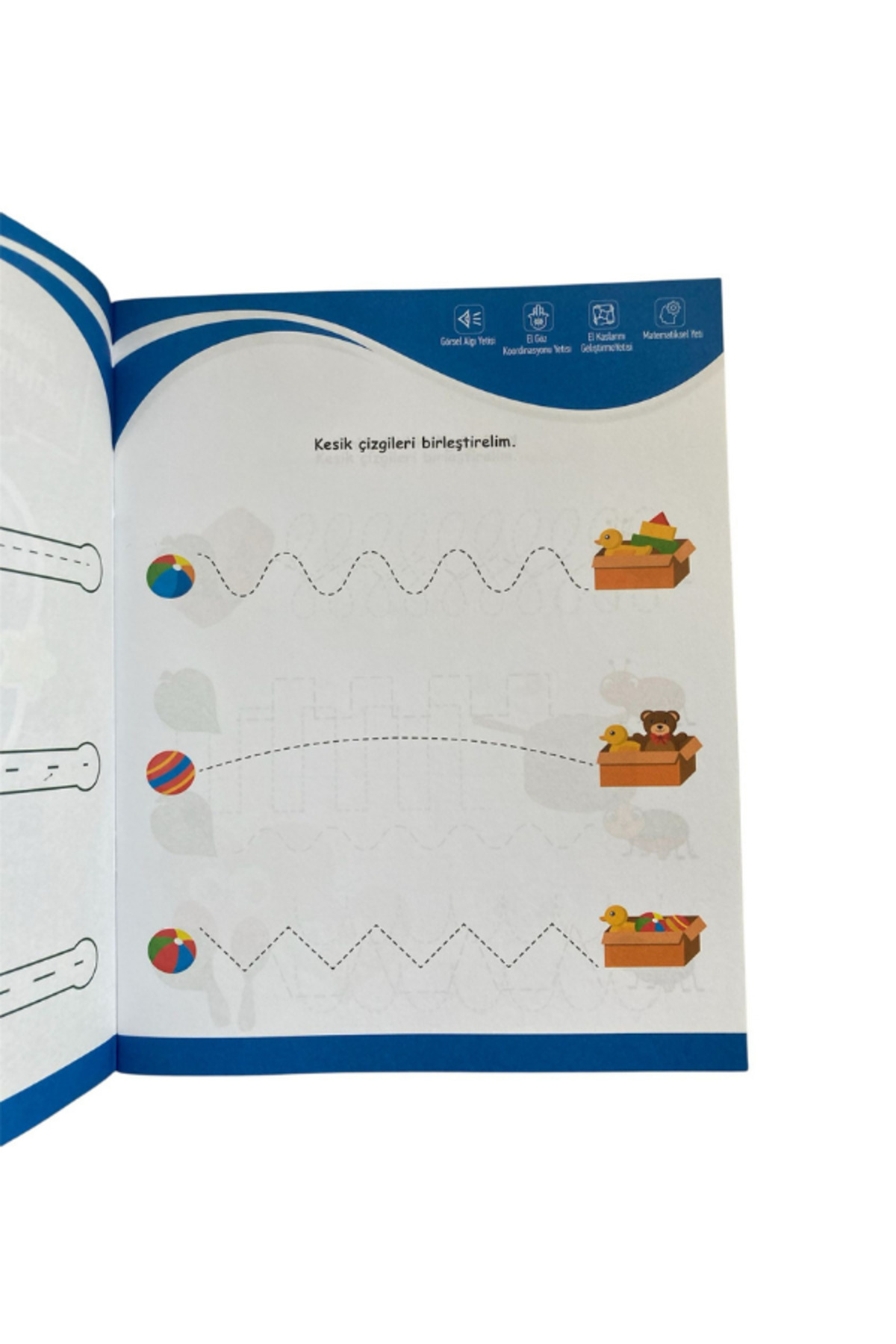 Çocuk Etkinlik Kitabı - Çizgiler - Kolaydan Zora Etkinlikler - Görsel 4