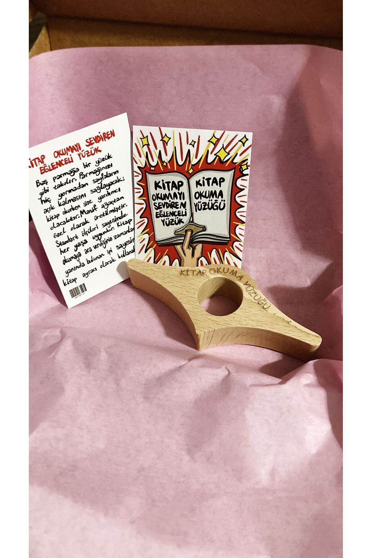 Kitap Okuma Yüzüğü Kitap Tutucu (Mavi) - Görsel 6