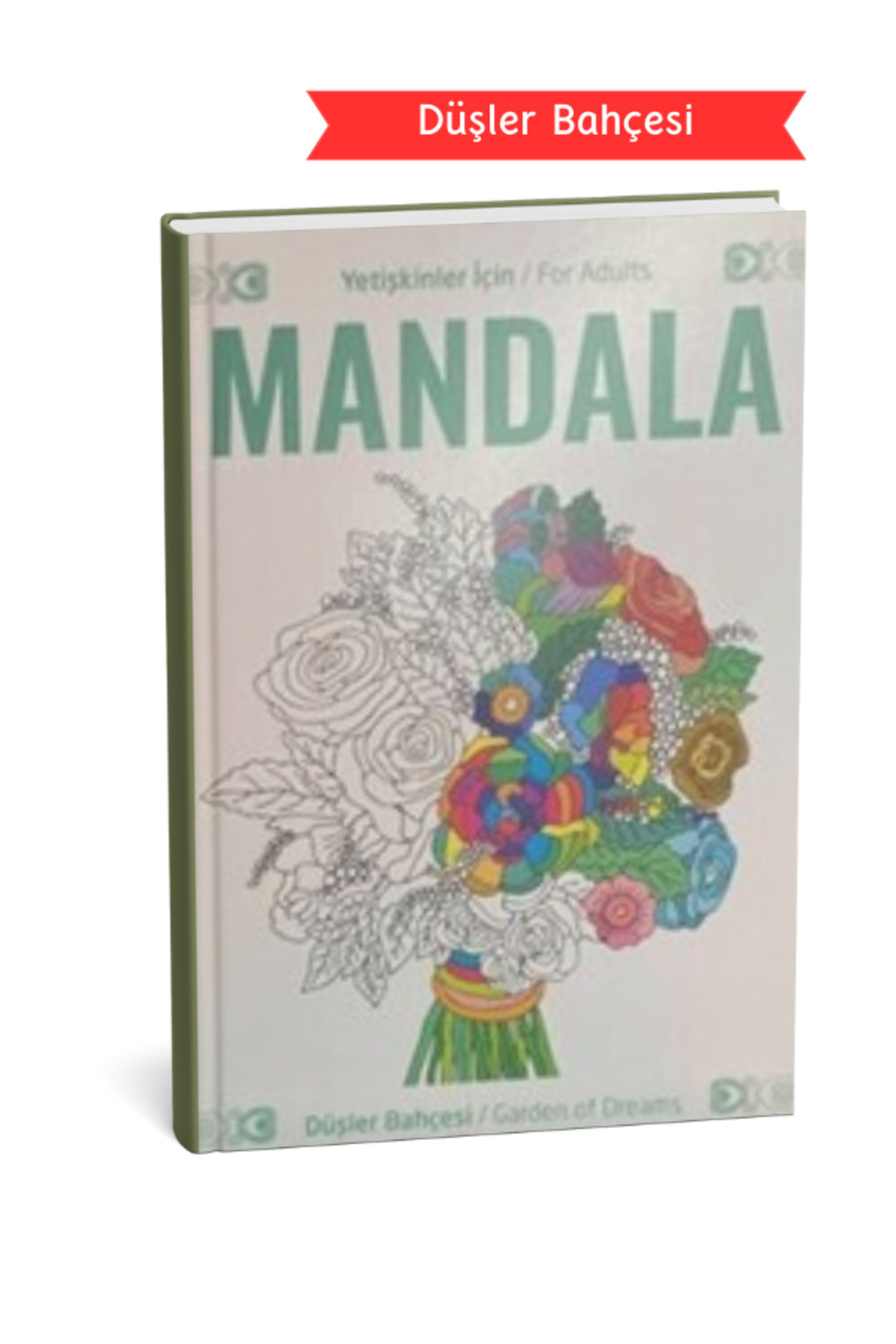 Yetişkinler İçin Mandala Boyama Kitabı Büyükler İçin Mandala Terapi Seti 3 Kitap - Görsel 5