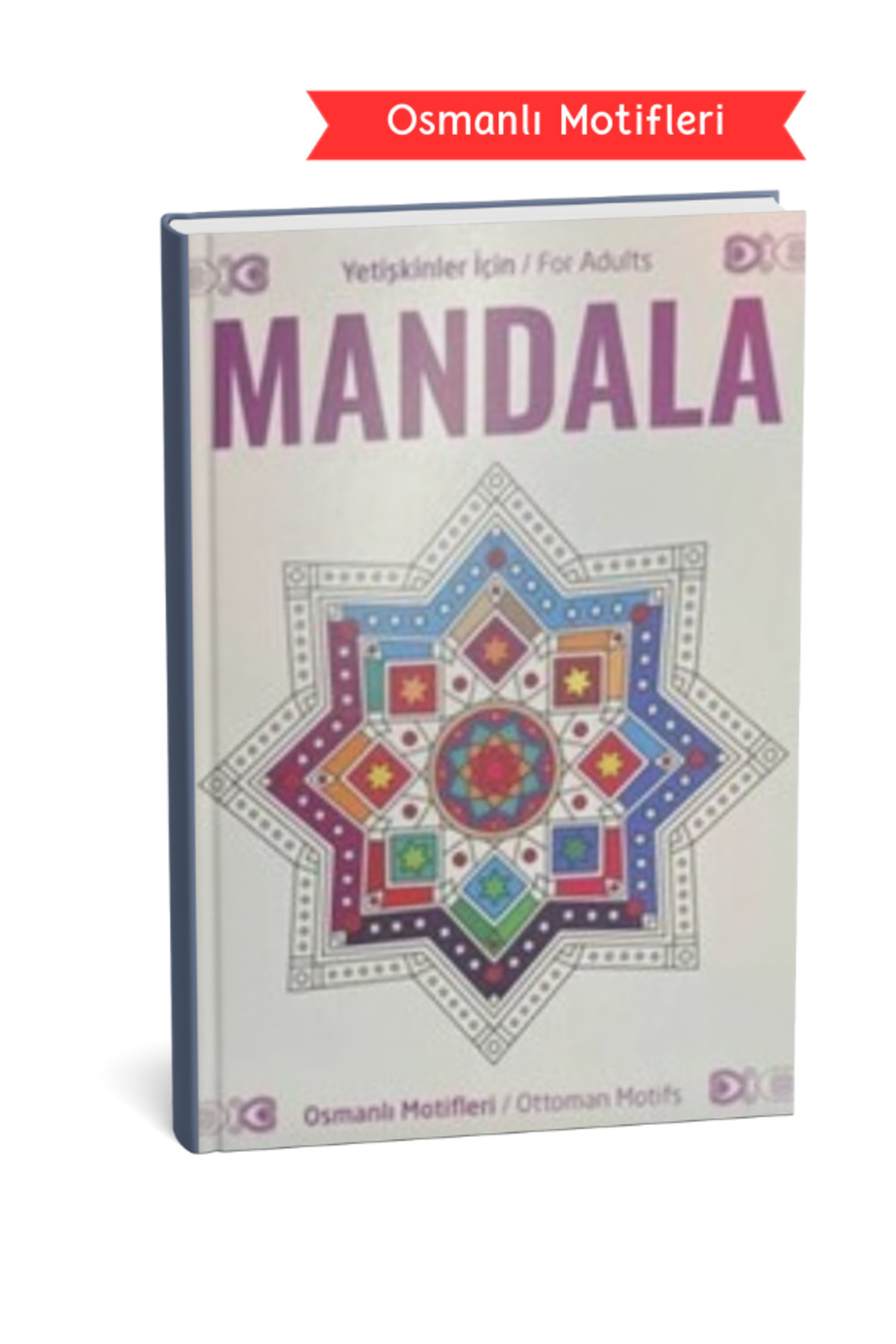 Yetişkinler İçin Mandala Boyama Kitabı Büyükler İçin Mandala Terapi Seti 3 Kitap - Görsel 6