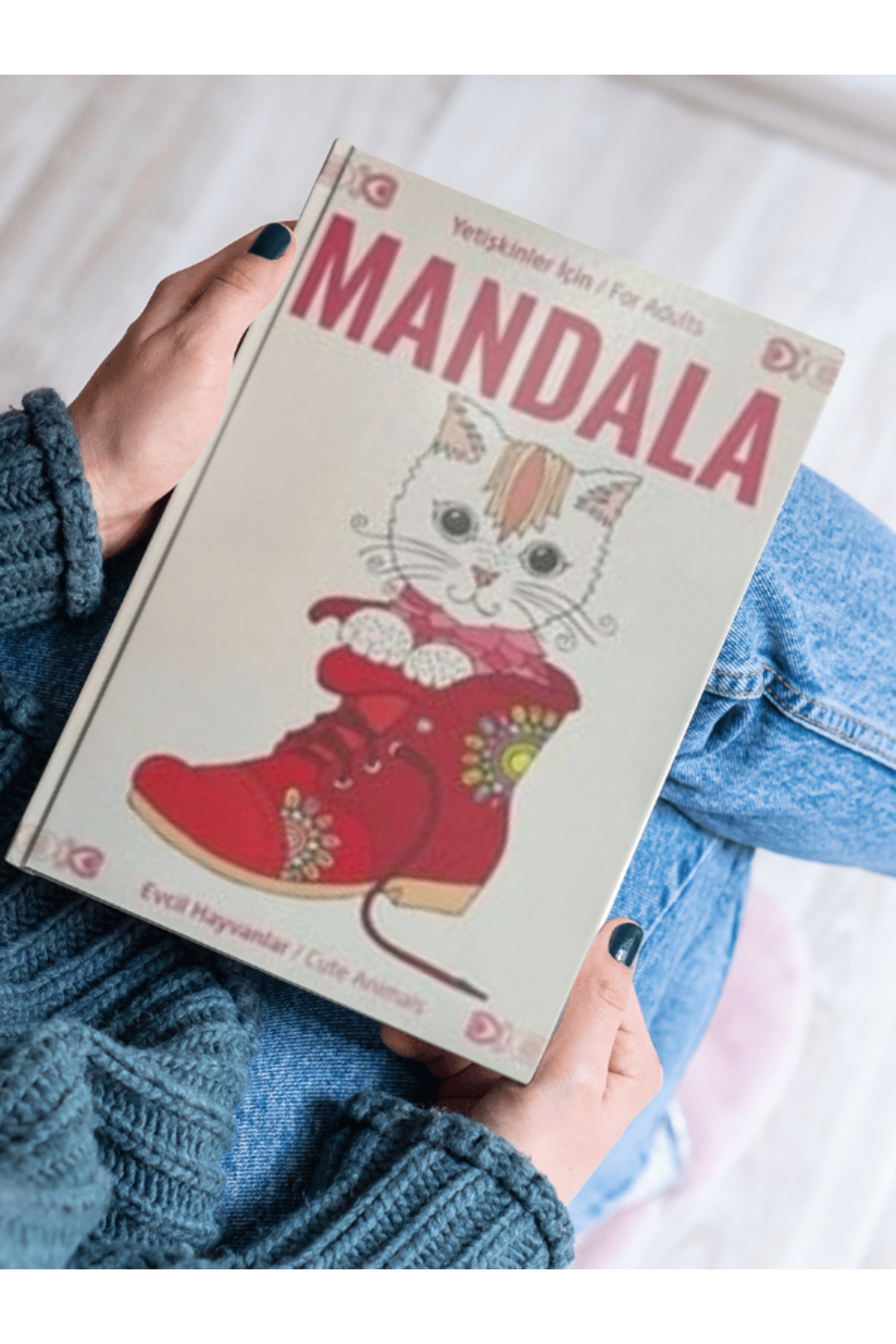 Yetişkinler İçin Mandala Evcil Hayvanlar Seti - Görsel 3