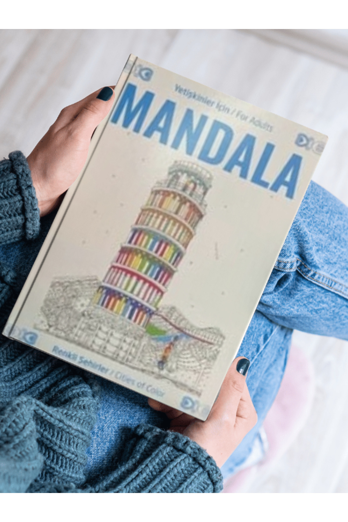 Yetişkinler İçin Mandala Renkli Şehirler Seti - Görsel 3
